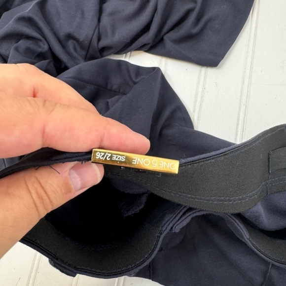 NWT 151 Mid Rise Trouser Blue Size 2 Original Premier Pointe One 5 One - Picture 5 of 9